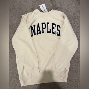 brandy melville naples oversized crewneck sweatshirt